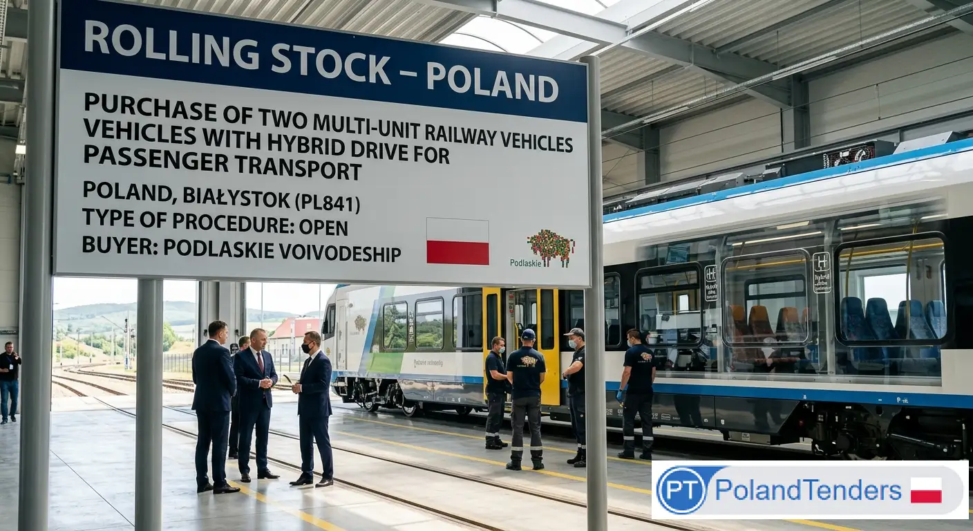 Podlaskie Region Orders Two Hybrid Trains from Newag in a 353.5 Million Złoty Deal