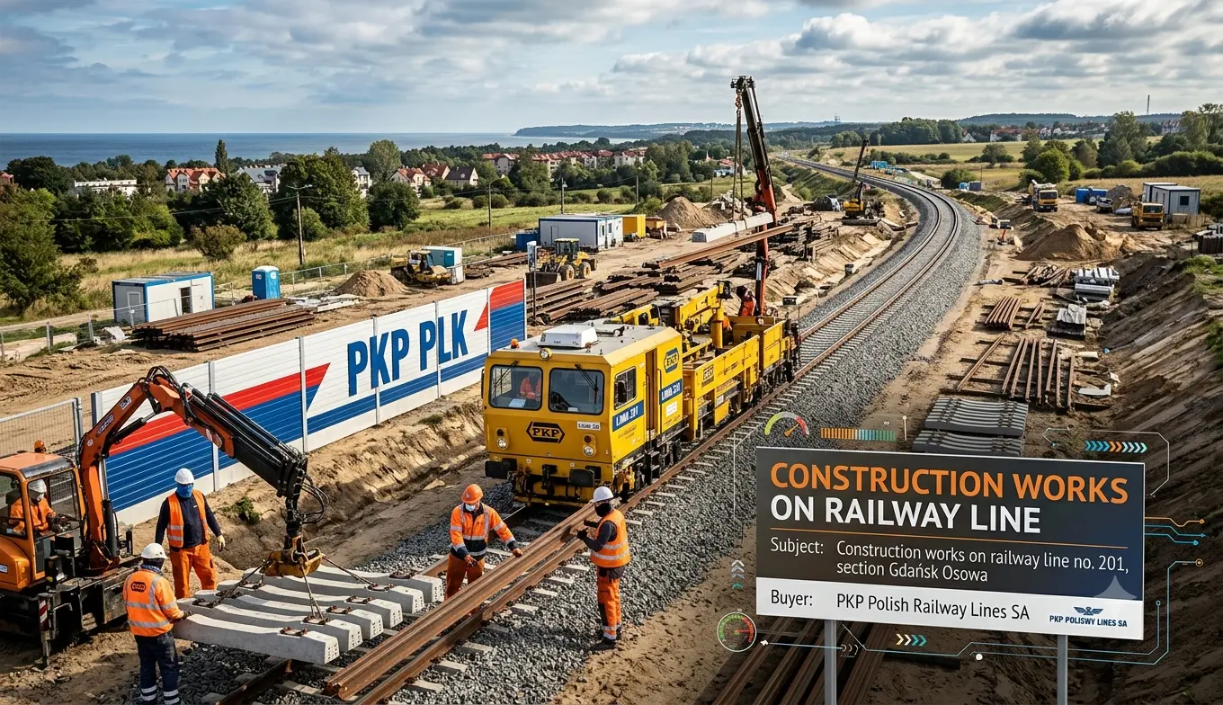 UNIBEP and Track Tec Secure 874 Million PLN Railway Modernization Contract in Poland’s Tri-City