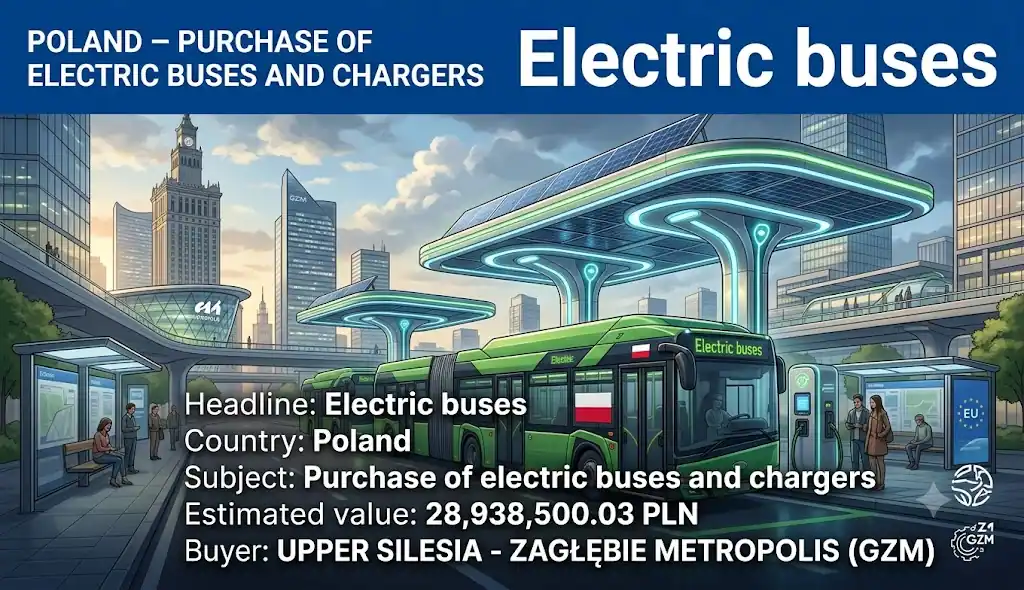 Polish Metropolis Secures 23.3 Million PLN Electric Bus Fleet to Accelerate Regional Green Transition