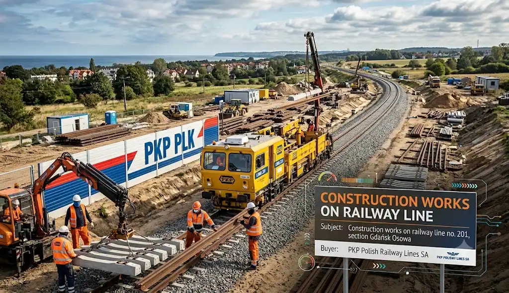 UNIBEP and Track Tec Secure 874 Million PLN Railway Modernization Contract in Poland’s Tri-City