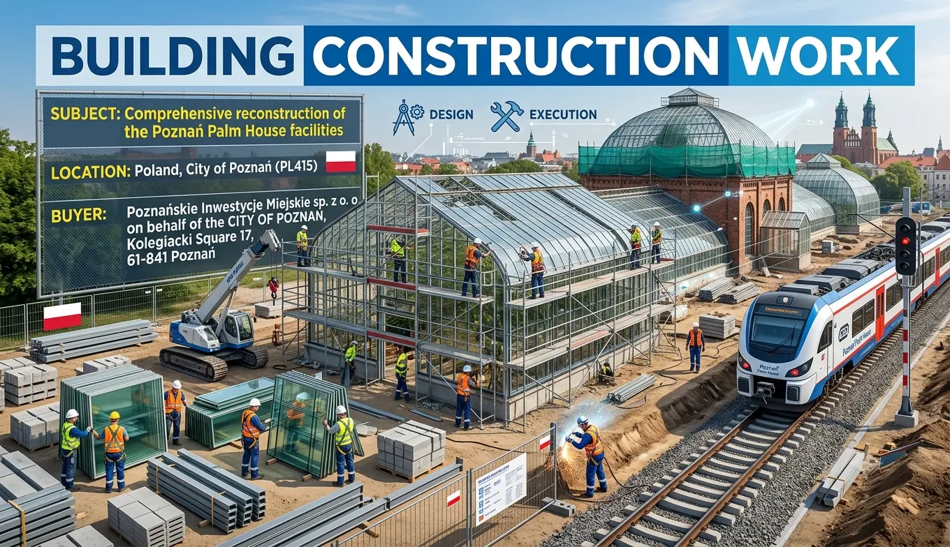 Poland Commits PLN 157.4 Million to the Comprehensive Redevelopment of Poznań Palm House