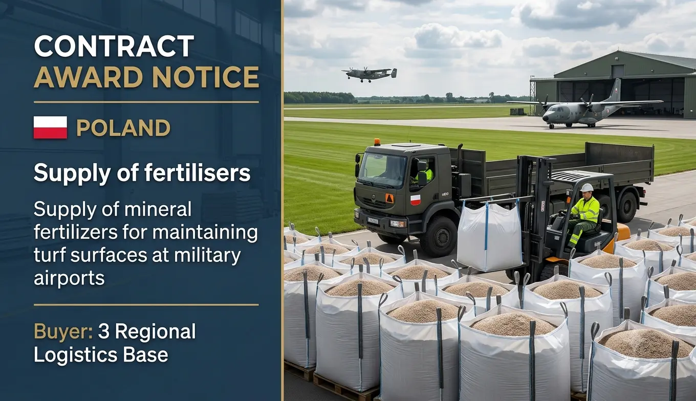 Poland Awards Military Airfield Fertiliser Contracts to Blending and ADAR