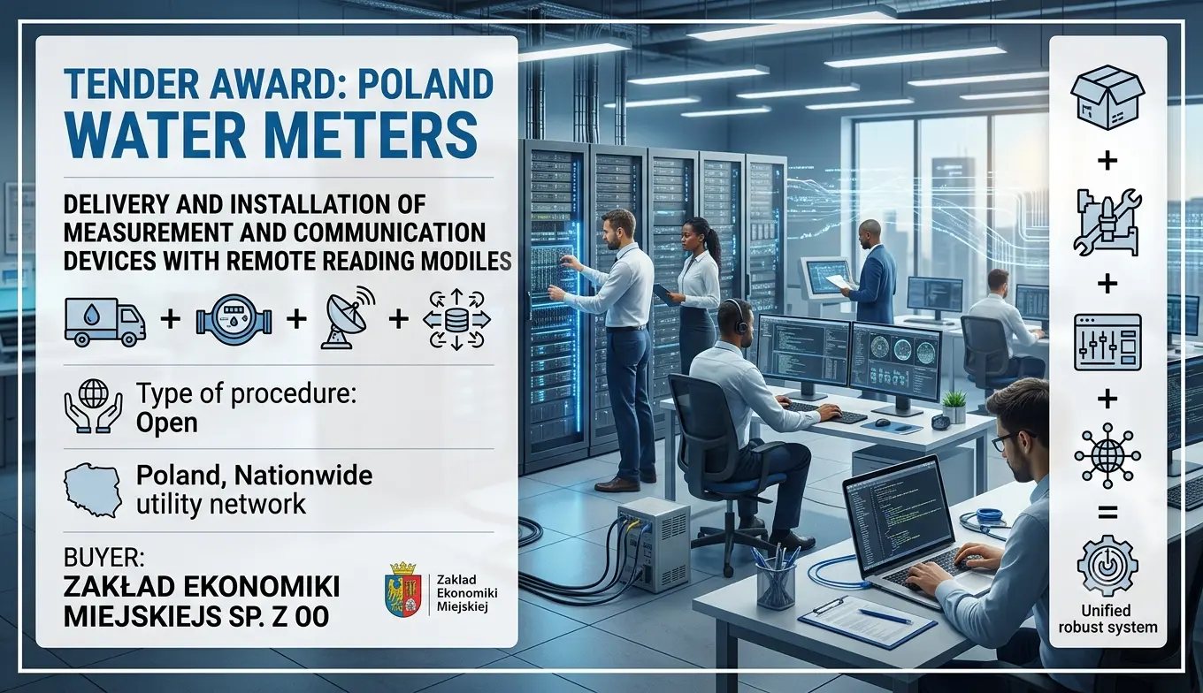 Poland Closes Water Meter and Remote Reading System Procurement Due to Insufficient Funds