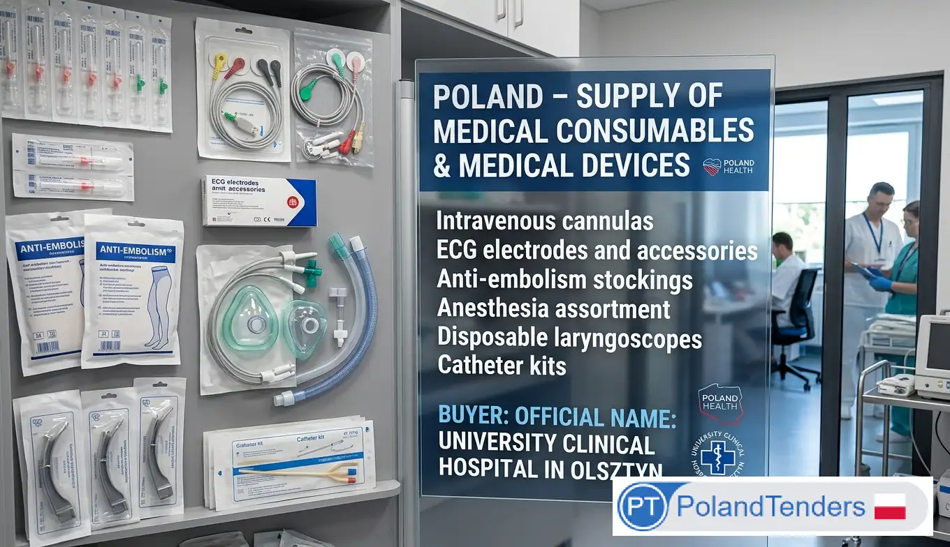 Olsztyn University Hospital Splits Medical Supply Order Across Ten Polish Distributors