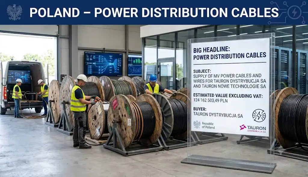 TAURON Secures Medium-Voltage Cables From NKT, But Two Other Lots Draw Zero Bids