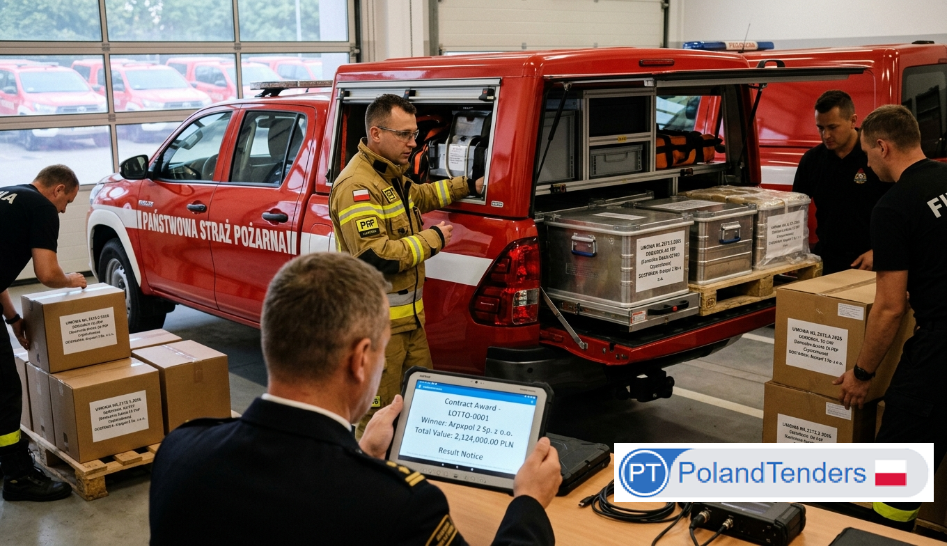 Poland Awards PLN 10.62 Million Contract for 20 Eco-Transporter Rescue Vehicles to Strengthen Firefighter Training Infrastructure 