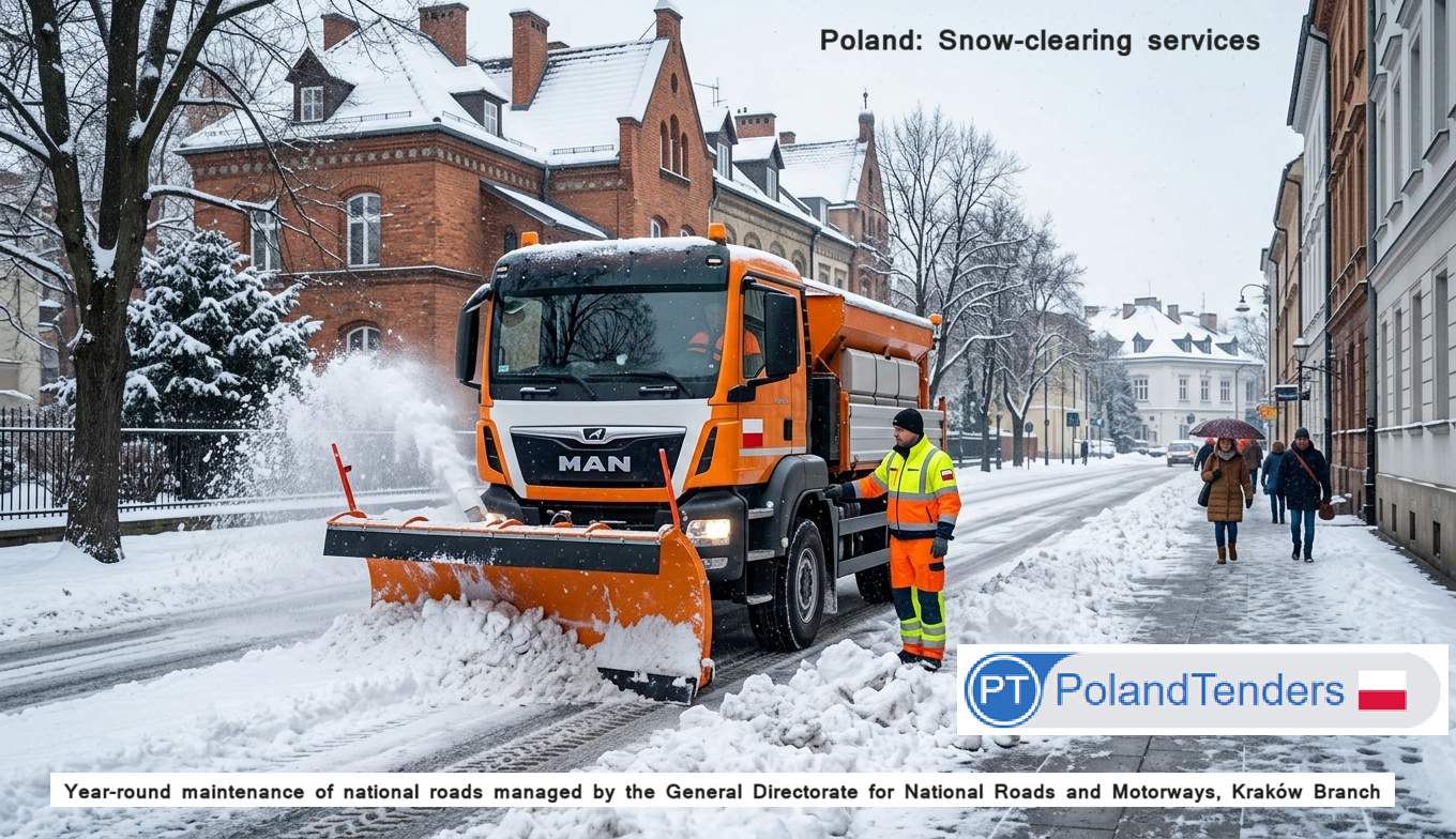 EUROVIA Polska Wins PLN 118 Million Year-Round Road Maintenance Contract for Małopolska's Wadowice District