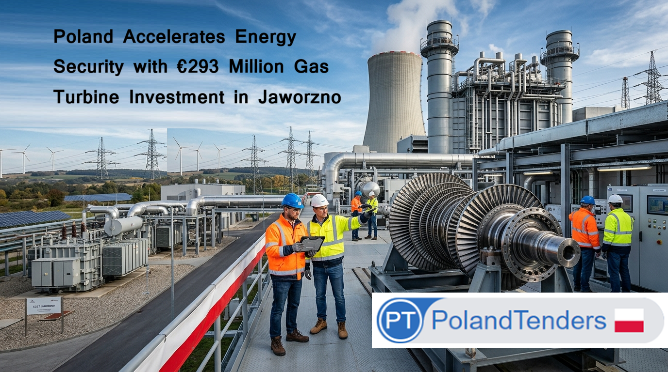 Poland Accelerates Energy Security with €293 Million Gas Turbine Investment in Jaworzno