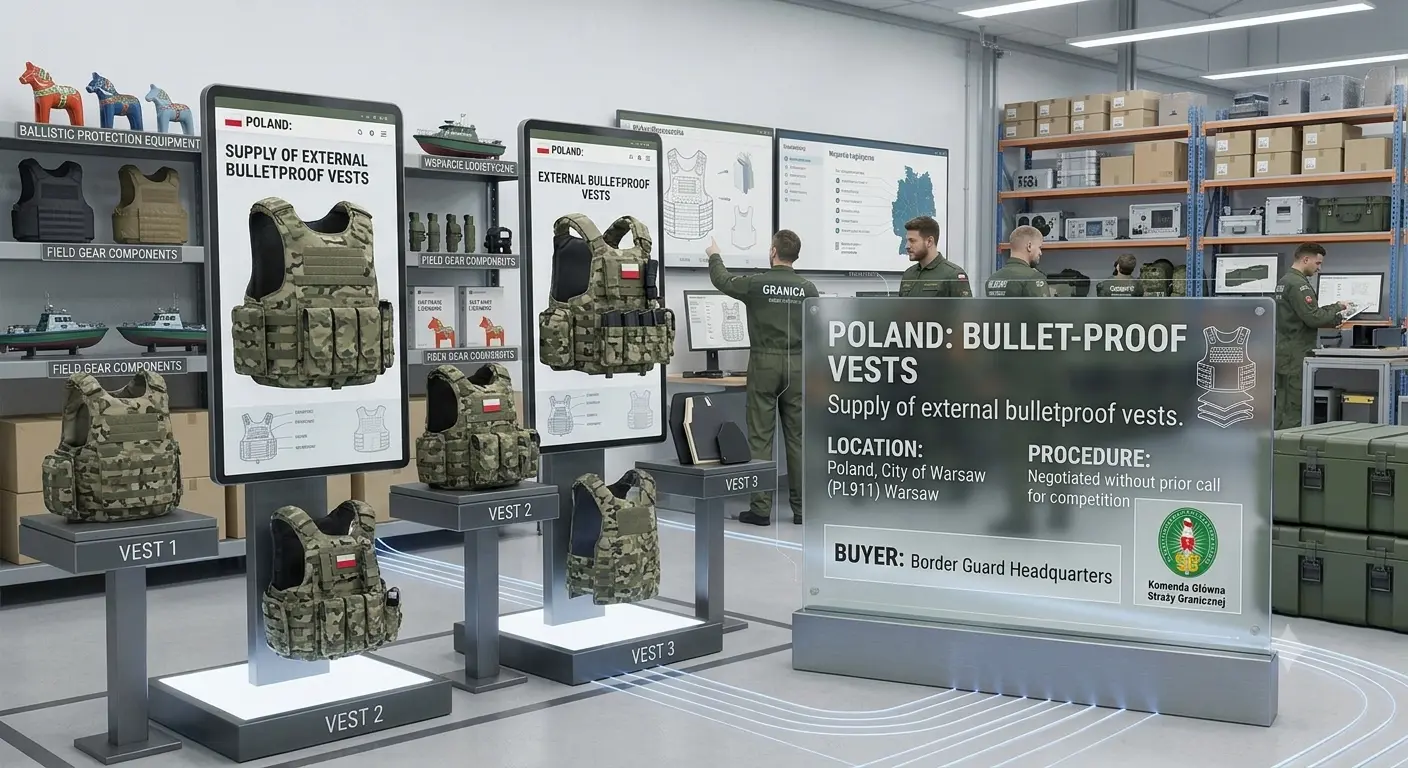 Poland's Border Guard Buys Bulletproof Vests in a Crisis Procedure Worth PLN 5.35 Million